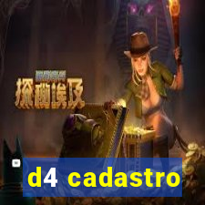 d4 cadastro